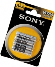 Sony_R03 солевая_батарейка_4BL New Ultra