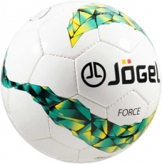 Мяч футбольный JS-450 Force № 5 бело-зелёный Jogel