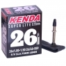 Камера велосипедная 26x1.00/1.50 KENDA спорт 48 мм узкая SUPERLITE 0.73 мм велониппель FV 515205 
