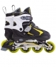 Ролики раздвижные RIDEX УТ-00021224 Allure Black чёрно-жёлтые р.31-34