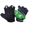 VG 924 Велоперчатки XL чёрно-зелёные VINCA SPORT
