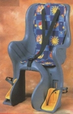 Кресло детское 639156  SF-928L   на багажник серое до 22 кг.