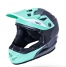 10621222 шлем Full Face DH/BMX Zoka Y/M матовый бирюзово-серый