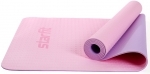 Коврик УТ-00018911 для йоги и фитнеса FM-201 TPE 173x61x0,4 см розовый пастель STARFIT