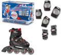 Fila X-One Combo 2 чёрно-красные размер 29-32